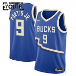Milwaukee Bucks Trikot Bobby Portis JR Nike 2024-25 City Edition Blau Swingman - Kinder